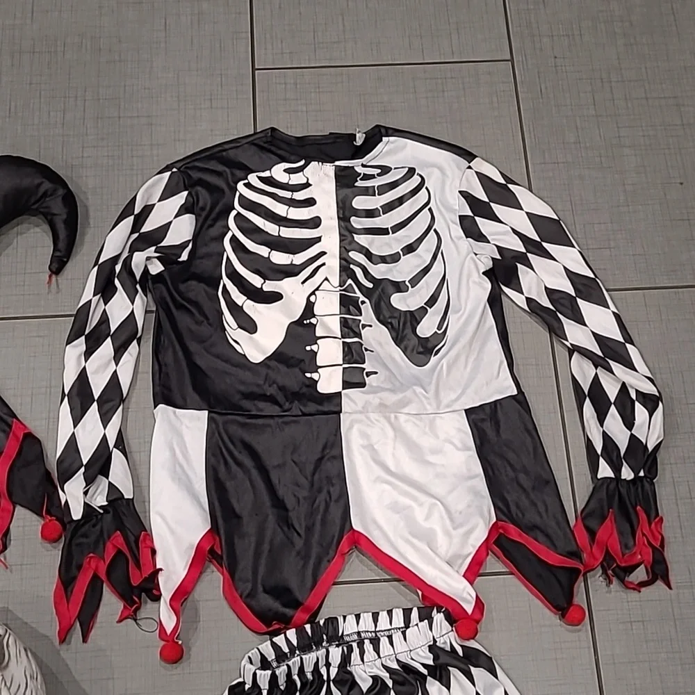 Sinister Jester Costume Medium - Picture 3 of 5